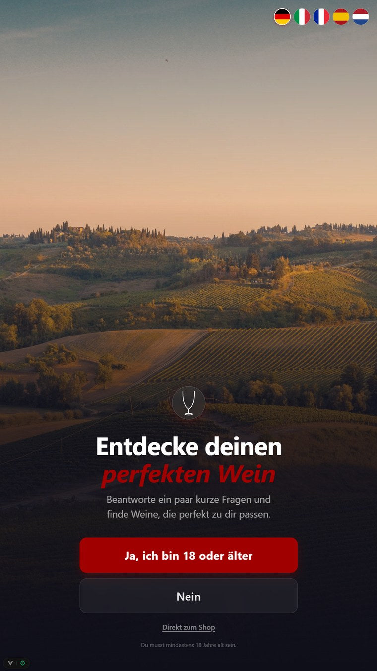 CleverCart Design: Wein & Spirituosen