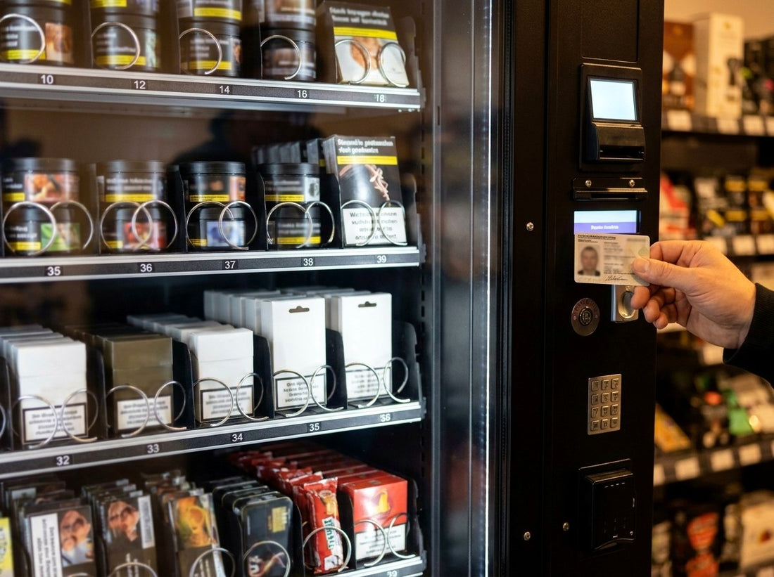 Altersverifikation am Shisha-Automaten