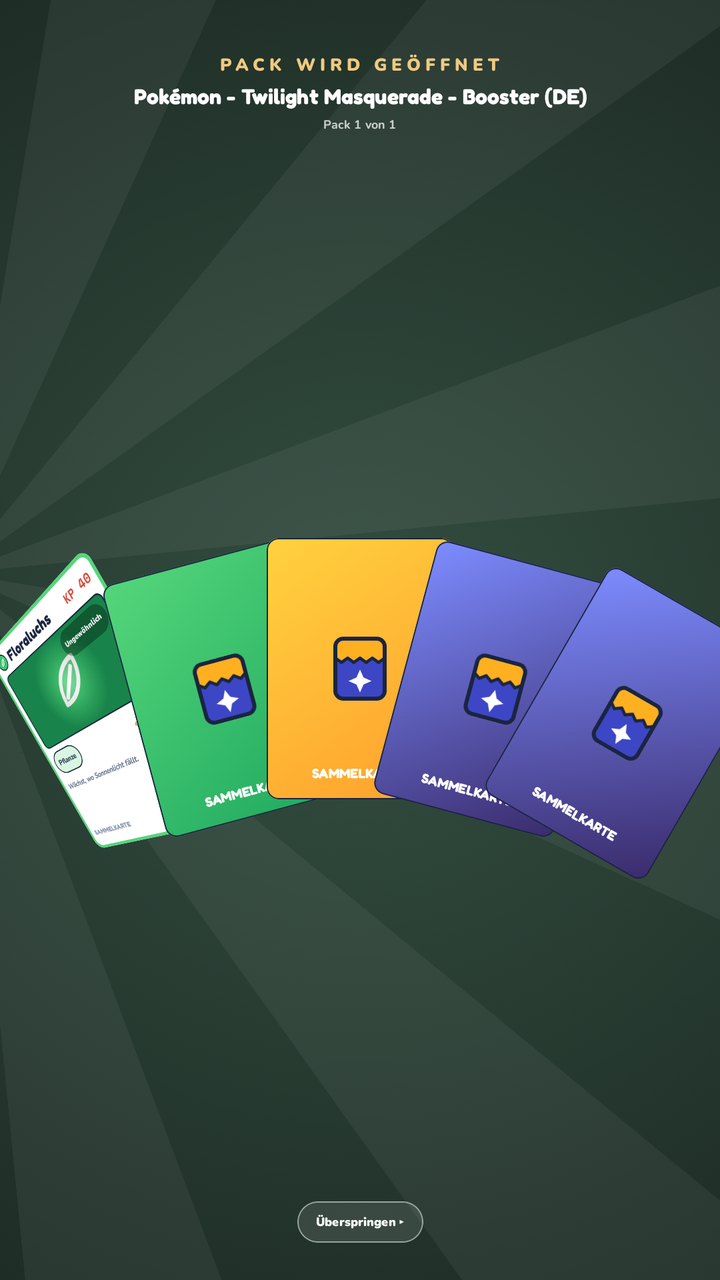 CleverCart Pack-Opening im PackPoint-Design
