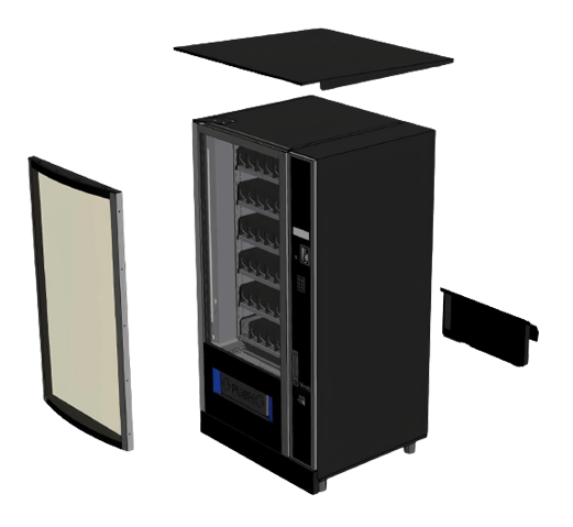 Outdoor-Automat mit vollständigem Schutz