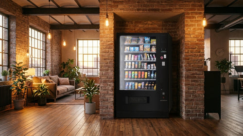 G-Snack Automat in einem Coworking-Loft