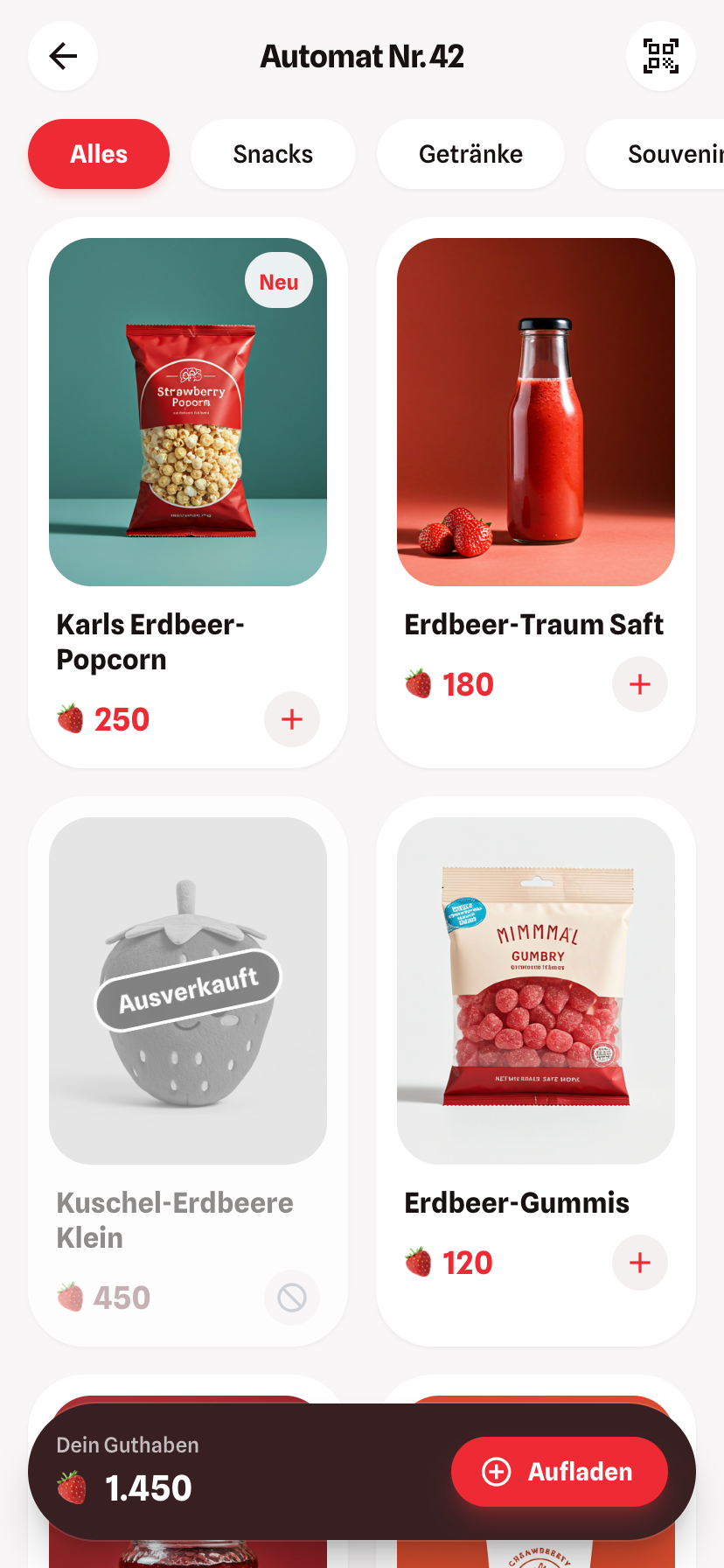 App-Integration: Produkte am Automaten per App kaufen